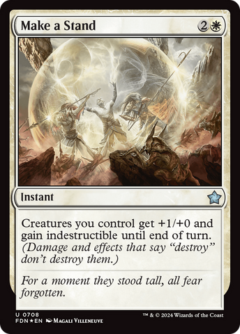Make a Stand [Foundations] - The Mythic Store | 24h Order Processing
