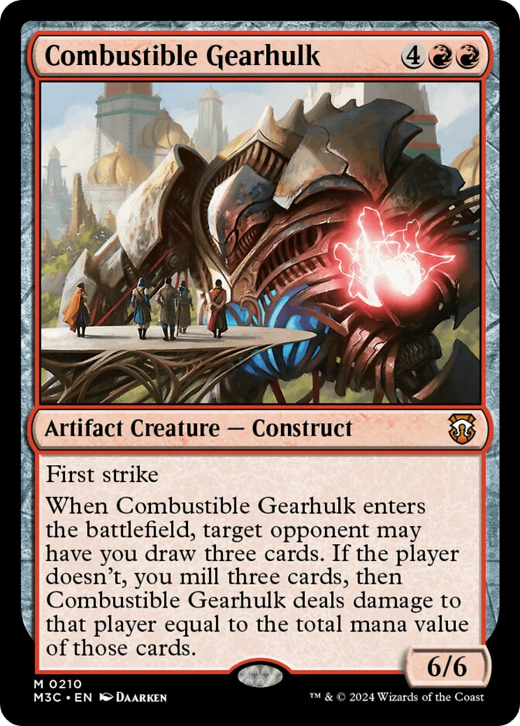 Combustible Gearhulk [Modern Horizons 3 Commander] - The Mythic Store | 24h Order Processing