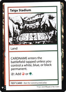 Taiga Stadium [Mystery Booster Playtest Cards] - The Mythic Store | 24h Order Processing