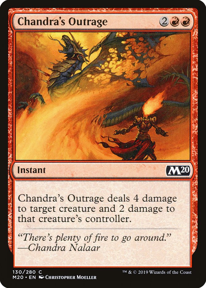 Chandra's Outrage [Core Set 2020] - The Mythic Store | 24h Order Processing