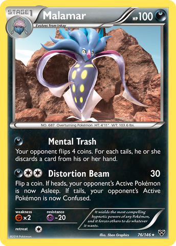 Malamar (76/146) [XY: Base Set] - The Mythic Store | 24h Order Processing