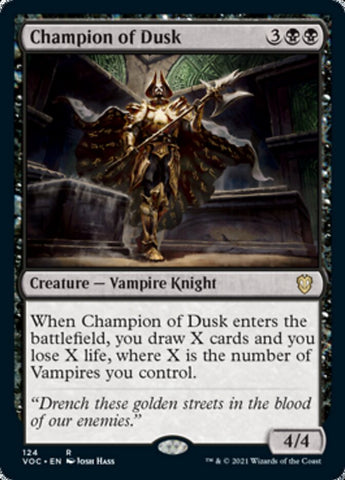 Champion of Dusk [Innistrad: Crimson Vow Commander] - The Mythic Store | 24h Order Processing
