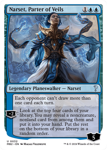 Narset, Parter of Veils (White Border) [Mystery Booster 2] - The Mythic Store | 24h Order Processing