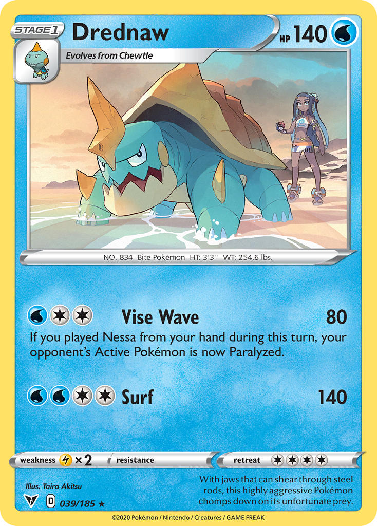 Drednaw (039/185) [Sword & Shield: Vivid Voltage] - The Mythic Store | 24h Order Processing