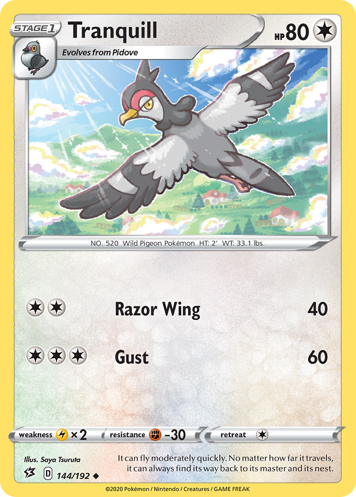 Tranquill (144/192) [Sword & Shield: Rebel Clash] - The Mythic Store | 24h Order Processing