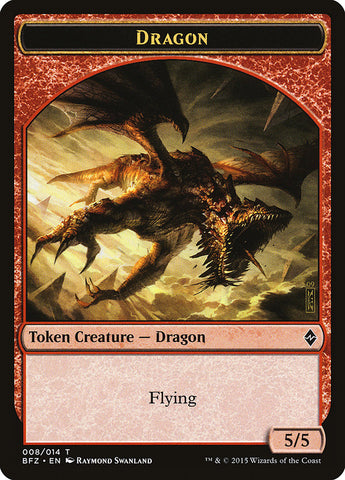 Dragon Token [Battle for Zendikar Tokens] - The Mythic Store | 24h Order Processing