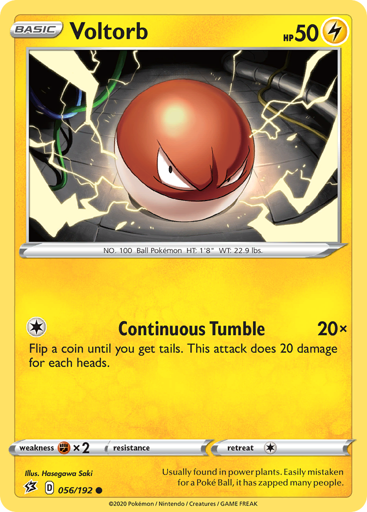 Voltorb (056/192) [Sword & Shield: Rebel Clash] - The Mythic Store | 24h Order Processing