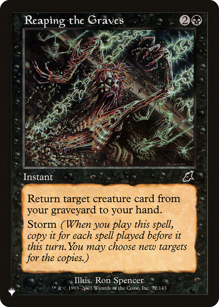 Reaping the Graves [The List] - The Mythic Store | 24h Order Processing