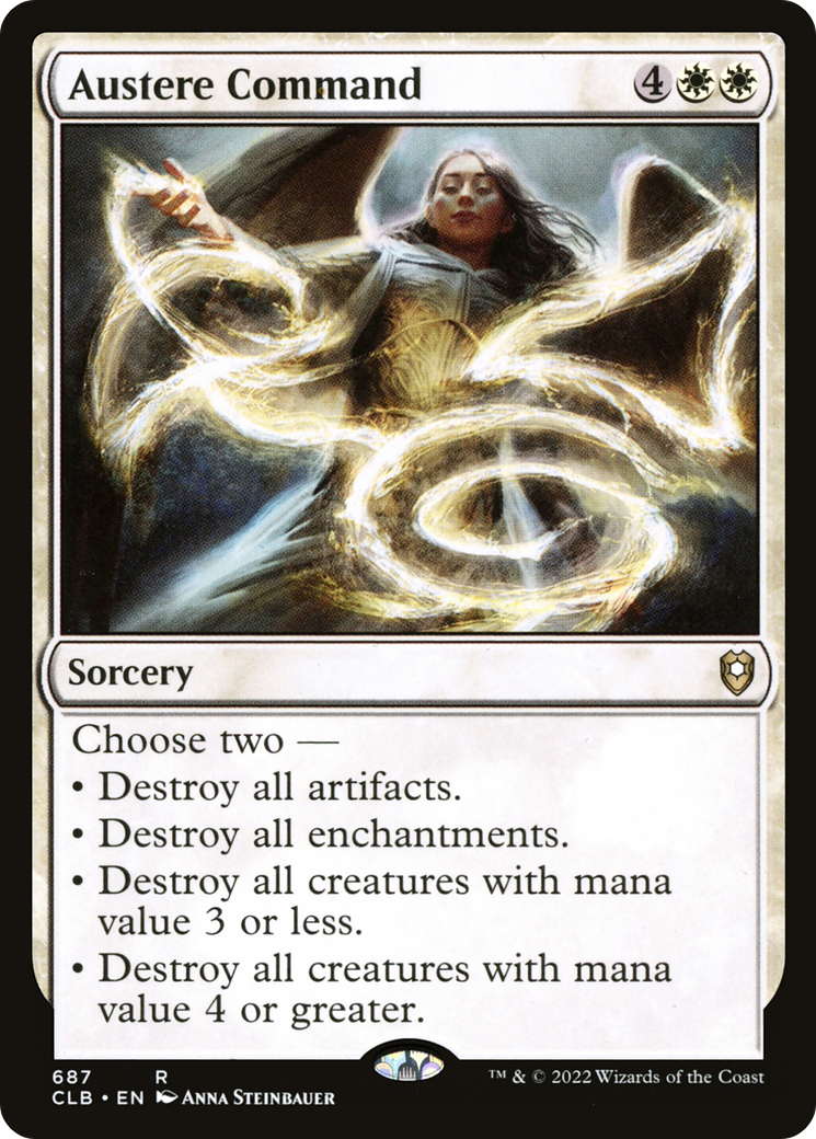 Austere Command [Commander Legends: Battle for Baldur's Gate] - The Mythic Store | 24h Order Processing