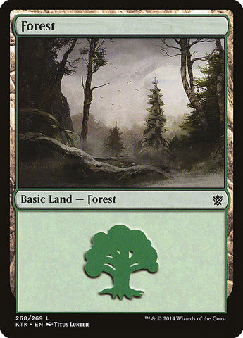 Forest (268) [Khans of Tarkir] - The Mythic Store | 24h Order Processing