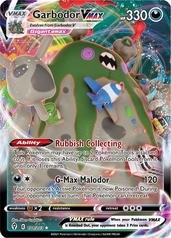Garbodor VMAX (101/203) [Sword & Shield: Evolving Skies] - The Mythic Store | 24h Order Processing