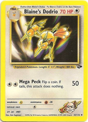 Blaine's Dodrio (32/132) [Gym Challenge Unlimited] - The Mythic Store | 24h Order Processing