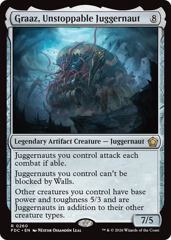 Graaz, Unstoppable Juggernaut [Foundations Commander] - The Mythic Store | 24h Order Processing