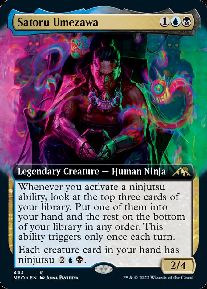 Satoru Umezawa (Extended Art) [Kamigawa: Neon Dynasty] - The Mythic Store | 24h Order Processing