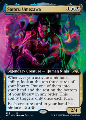 Satoru Umezawa (Extended Art) [Kamigawa: Neon Dynasty] - The Mythic Store | 24h Order Processing
