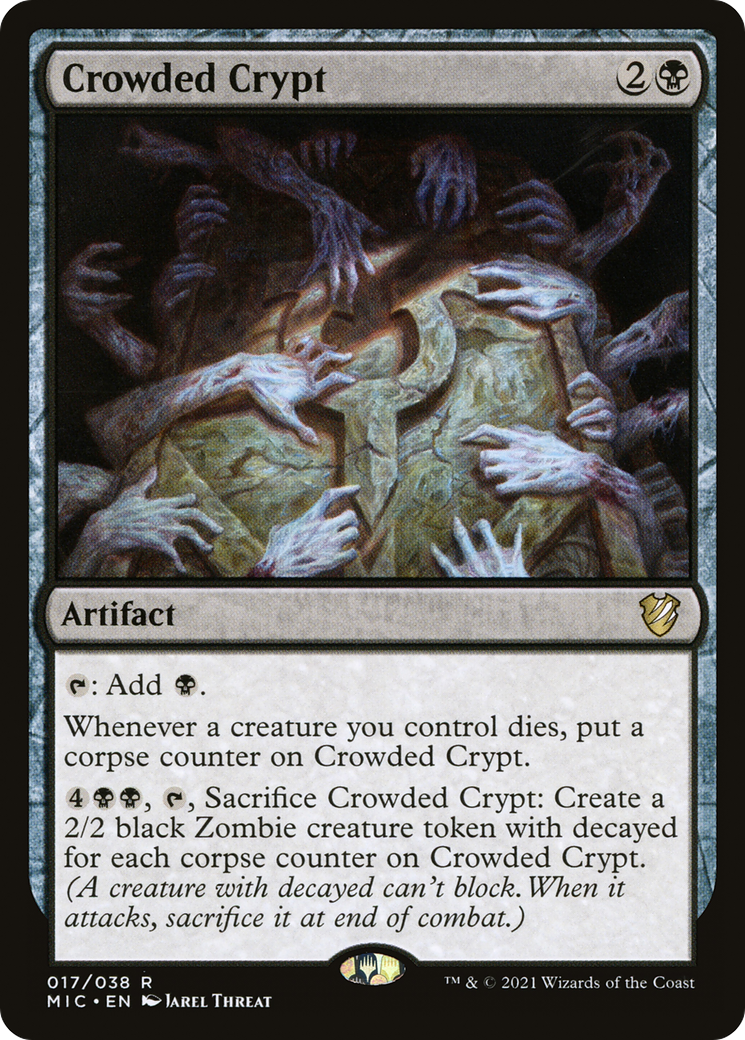 Crowded Crypt [Innistrad: Midnight Hunt Commander] - The Mythic Store | 24h Order Processing