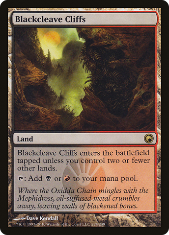 Blackcleave Cliffs [Scars of Mirrodin] - The Mythic Store | 24h Order Processing