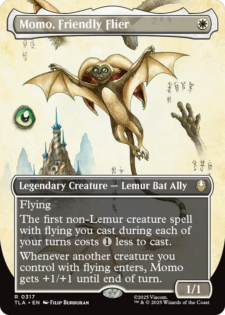 Momo, Friendly Flier (Borderless) [Avatar: The Last Airbender] - The Mythic Store | 24h Order Processing