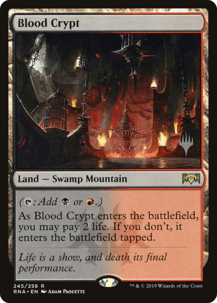 Blood Crypt (Promo Pack) [Ravnica Allegiance Promos] - The Mythic Store | 24h Order Processing