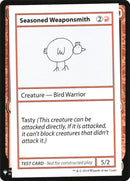 Seasoned Weaponsmith [Mystery Booster Playtest Cards] - The Mythic Store | 24h Order Processing