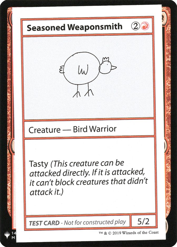 Seasoned Weaponsmith [Mystery Booster Playtest Cards] - The Mythic Store | 24h Order Processing