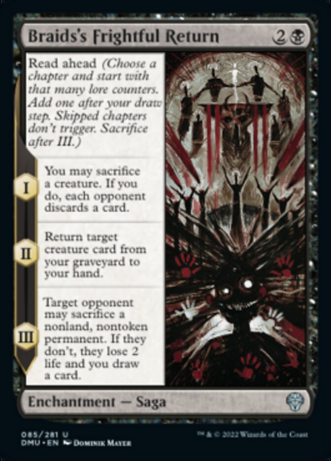 Braids's Frightful Return [Dominaria United] - The Mythic Store | 24h Order Processing