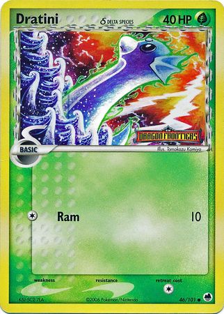 Dratini (46/101) (Delta Species) (Stamped) [EX: Dragon Frontiers] - The Mythic Store | 24h Order Processing