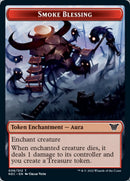 Smoke Blessing // Treasure Double-Sided Token [Kamigawa: Neon Dynasty Commander Tokens] - The Mythic Store | 24h Order Processing