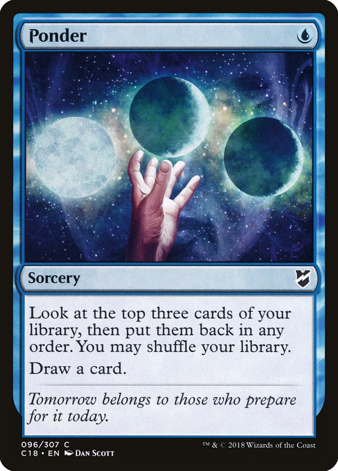 Ponder [Commander 2018] - The Mythic Store | 24h Order Processing