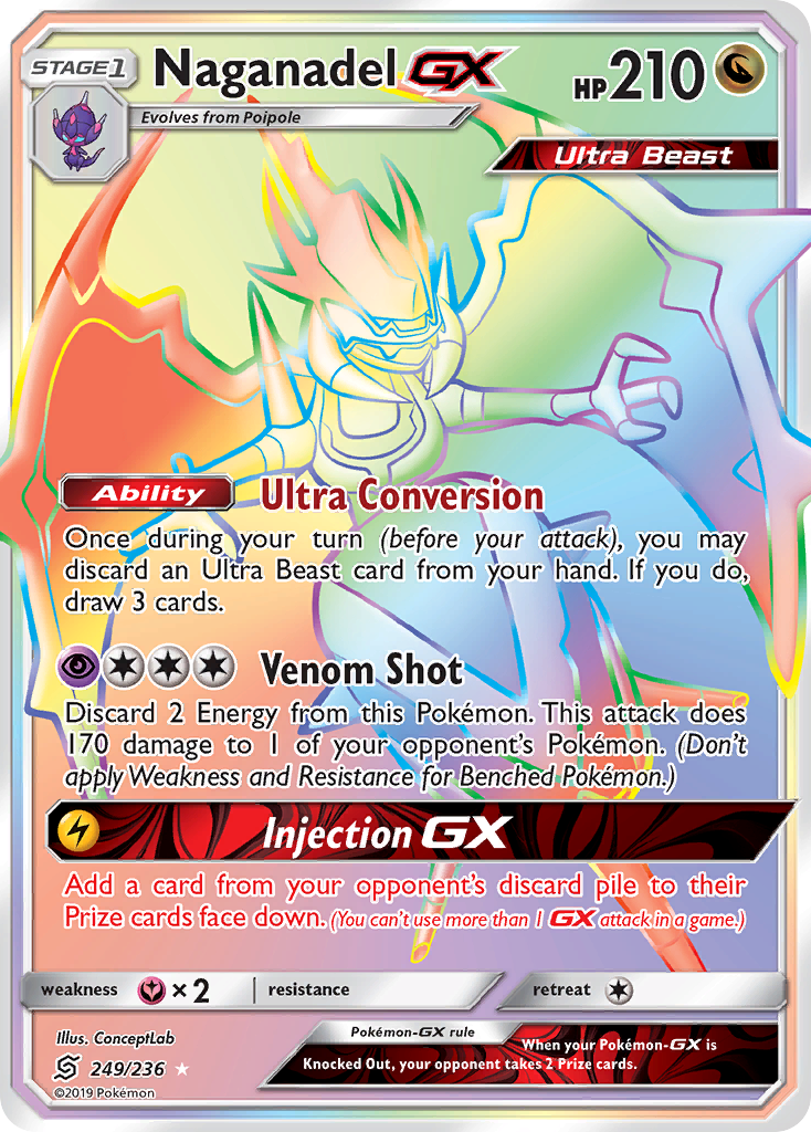 Naganadel GX (249/236) [Sun & Moon: Unified Minds] - The Mythic Store | 24h Order Processing