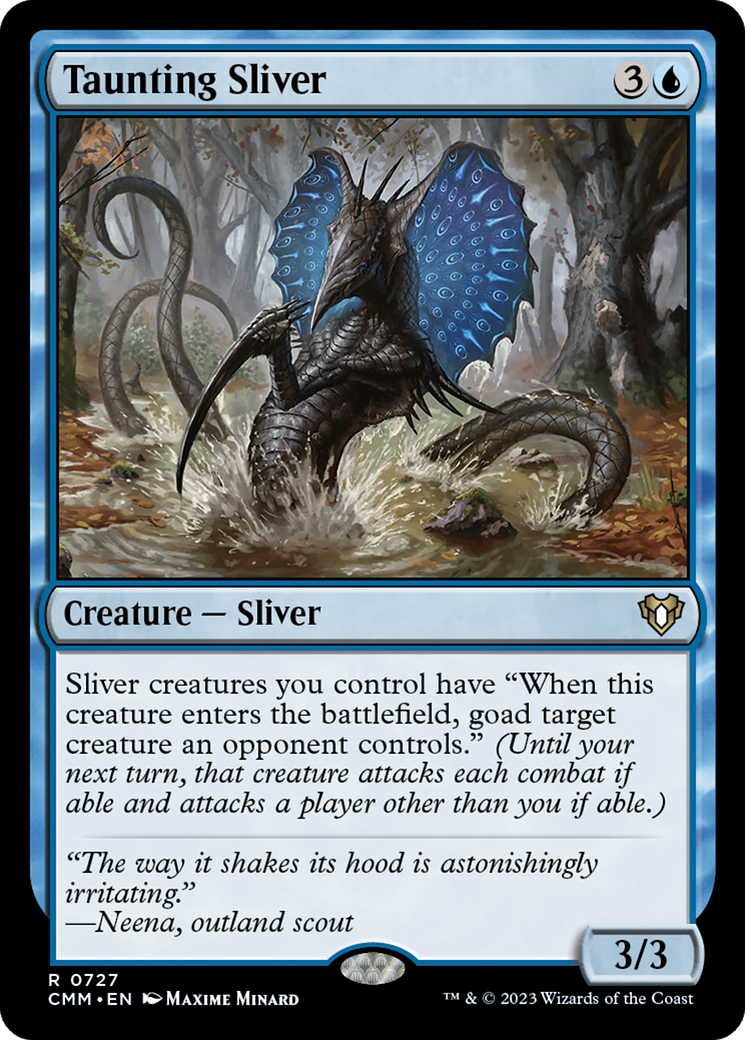 Taunting Sliver [Commander Masters] - The Mythic Store | 24h Order Processing