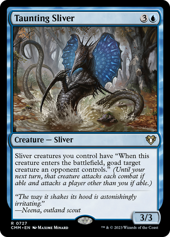 Taunting Sliver [Commander Masters] - The Mythic Store | 24h Order Processing