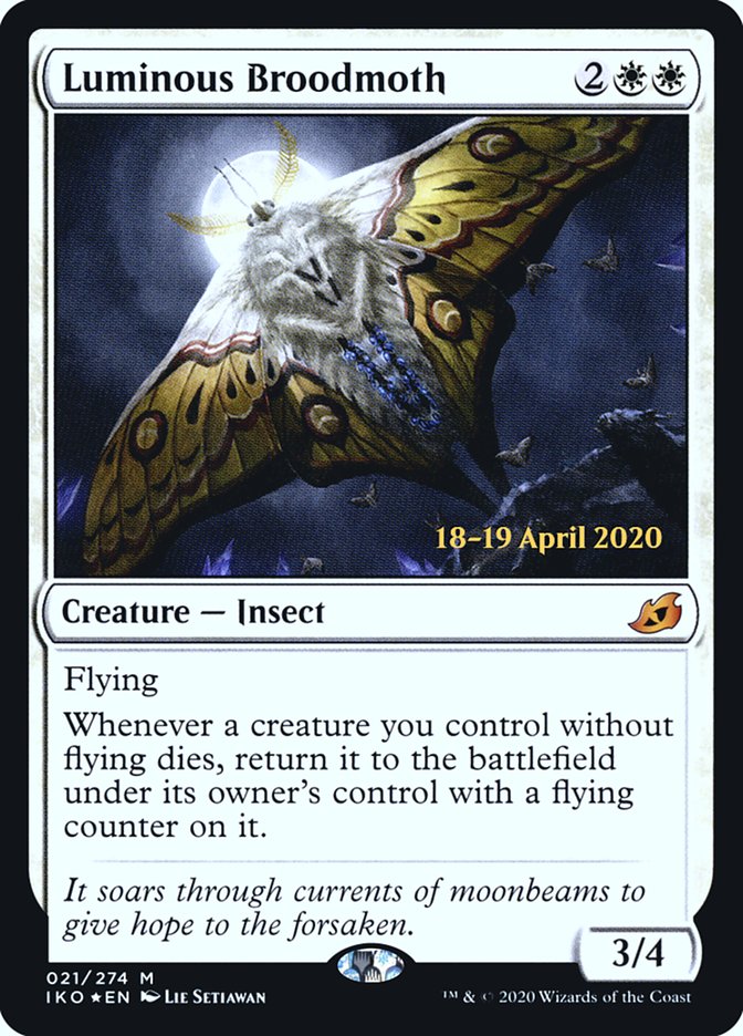 Luminous Broodmoth [Ikoria: Lair of Behemoths Prerelease Promos] - The Mythic Store | 24h Order Processing