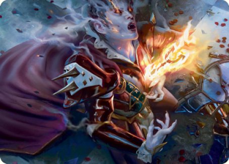 Flame-Blessed Bolt Art Card [Innistrad: Crimson Vow Art Series] - The Mythic Store | 24h Order Processing
