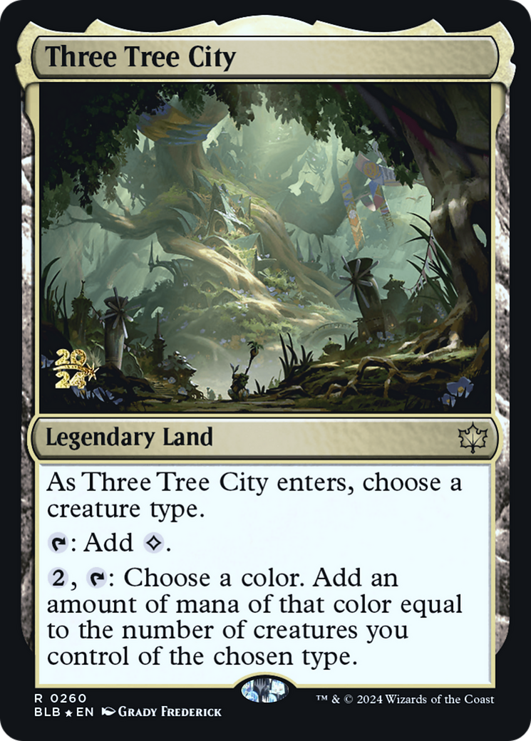 Three Tree City [Bloomburrow Prerelease Promos] - The Mythic Store | 24h Order Processing
