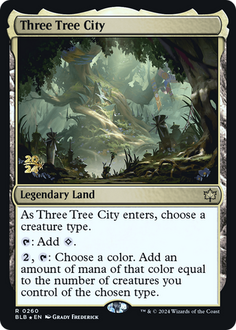 Three Tree City [Bloomburrow Prerelease Promos] - The Mythic Store | 24h Order Processing