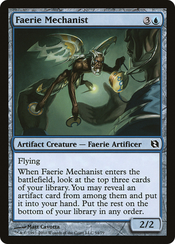 Faerie Mechanist [Duel Decks: Elspeth vs. Tezzeret] - The Mythic Store | 24h Order Processing