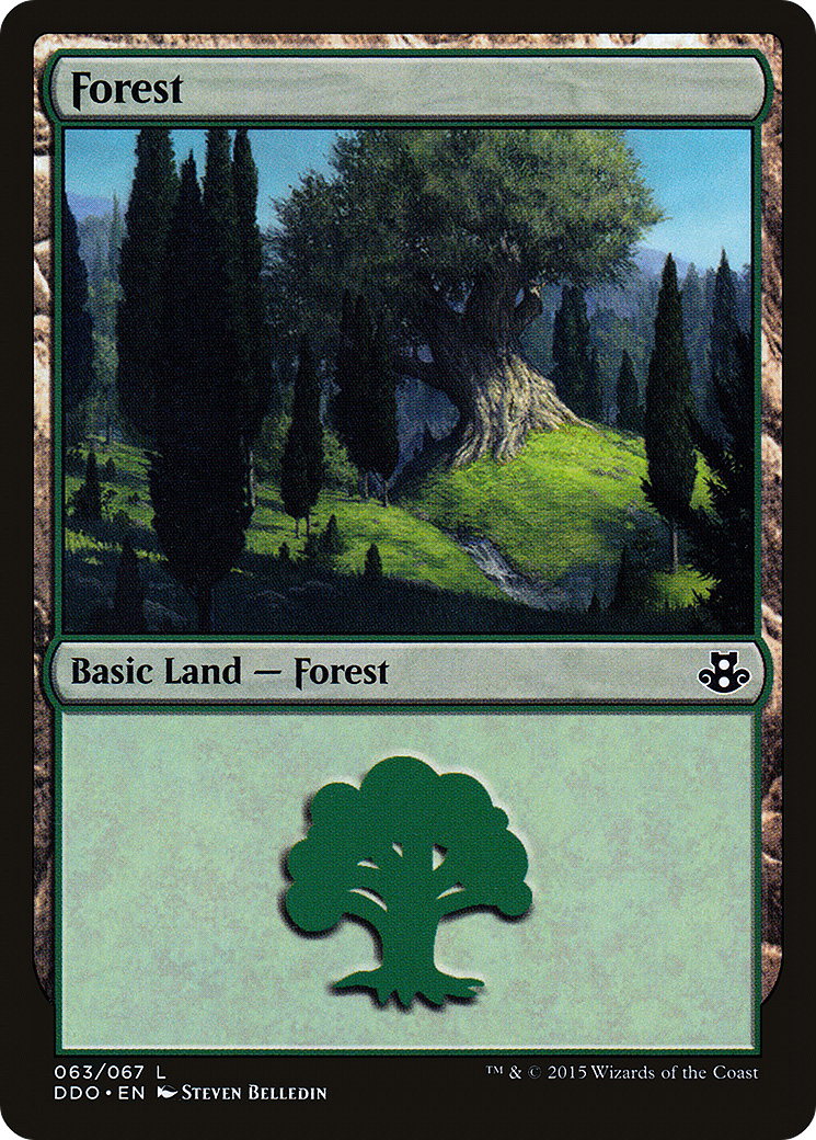 Forest (63) [Duel Decks: Elspeth vs. Kiora] - The Mythic Store | 24h Order Processing