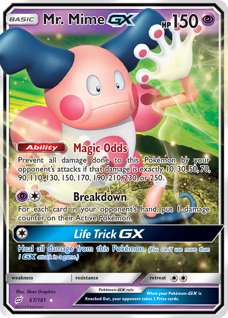 Mr. Mime GX (67/181) [Sun & Moon: Team Up] - The Mythic Store | 24h Order Processing
