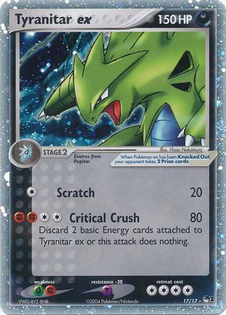 Tyranitar ex (17/17) (Holo) [POP Series 1] - The Mythic Store | 24h Order Processing
