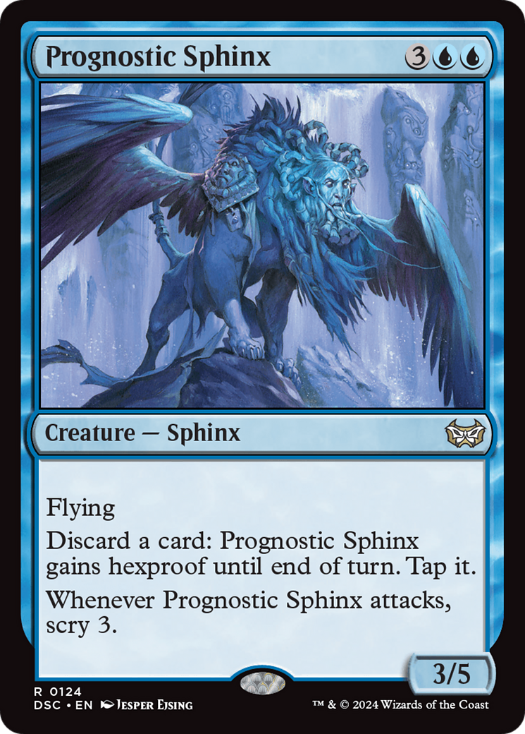 Prognostic Sphinx [Duskmourn: House of Horror Commander] - The Mythic Store | 24h Order Processing