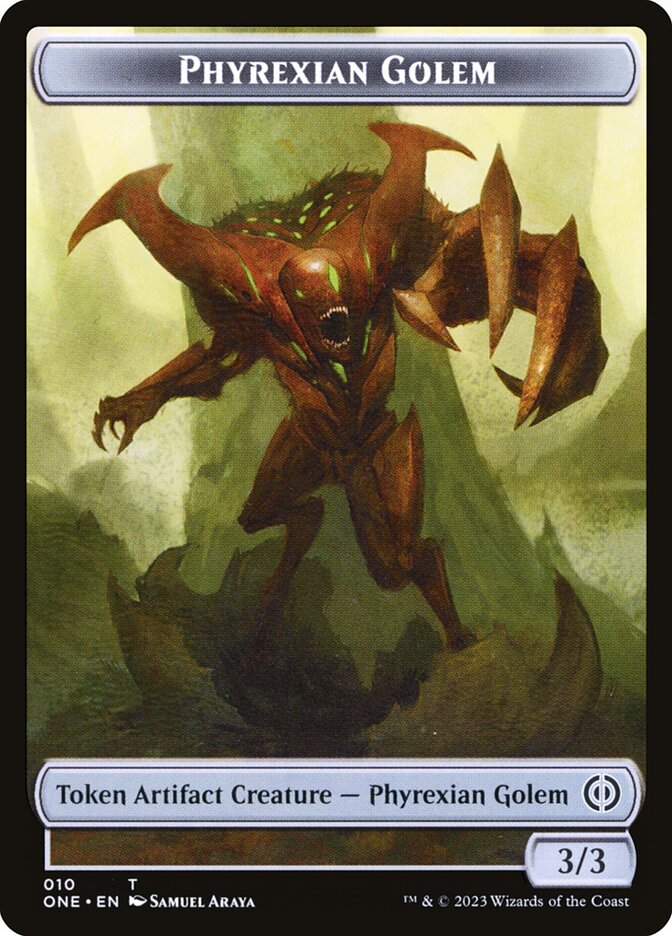Phyrexian Goblin // Phyrexian Golem Double-Sided Token [Phyrexia: All Will Be One Tokens] - The Mythic Store | 24h Order Processing