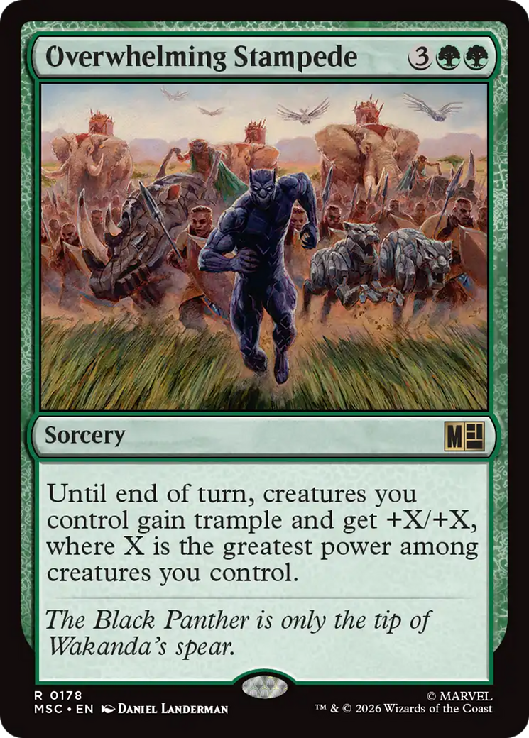 Overwhelming Stampede [Marvel Super Heroes Commander] - The Mythic Store | 24h Order Processing