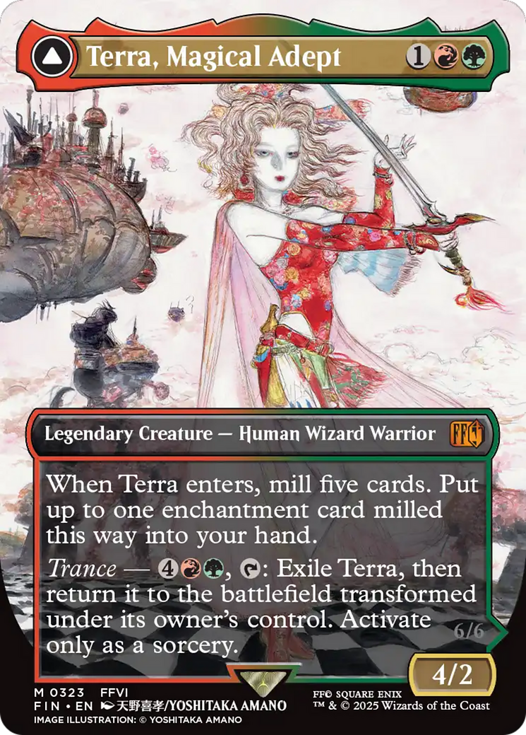 Terra, Magical Adept // Esper Terra (Borderless) [FINAL FANTASY] - The Mythic Store | 24h Order Processing
