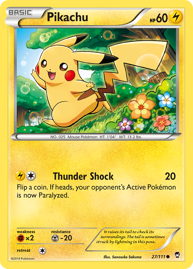 Pikachu (27/111) [XY: Furious Fists] - The Mythic Store | 24h Order Processing