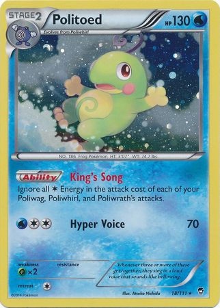 Politoed (18/111) (Cosmos Holo) [XY: Furious Fists] - The Mythic Store | 24h Order Processing