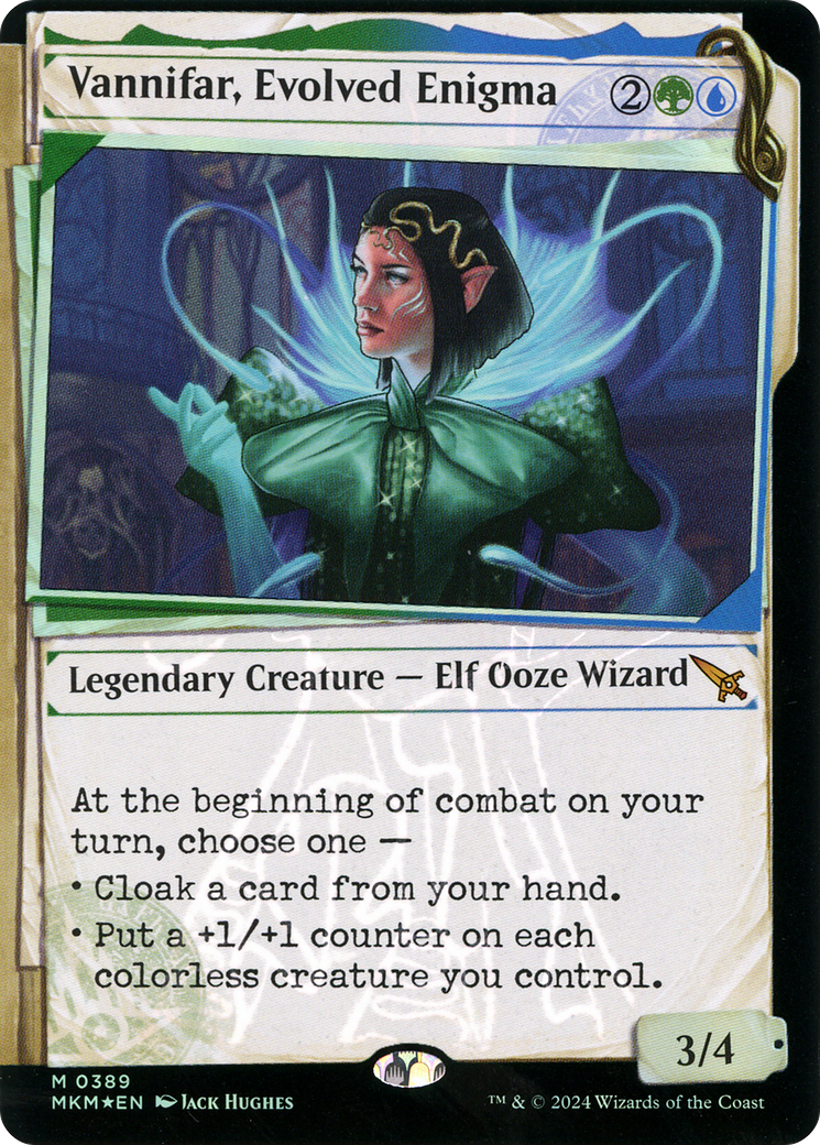 Vannifar, Evolved Enigma (Showcase) (Invisible Ink) [Murders at Karlov Manor] - The Mythic Store | 24h Order Processing