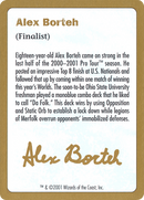 Alex Borteh Bio [World Championship Decks 2001] - The Mythic Store | 24h Order Processing