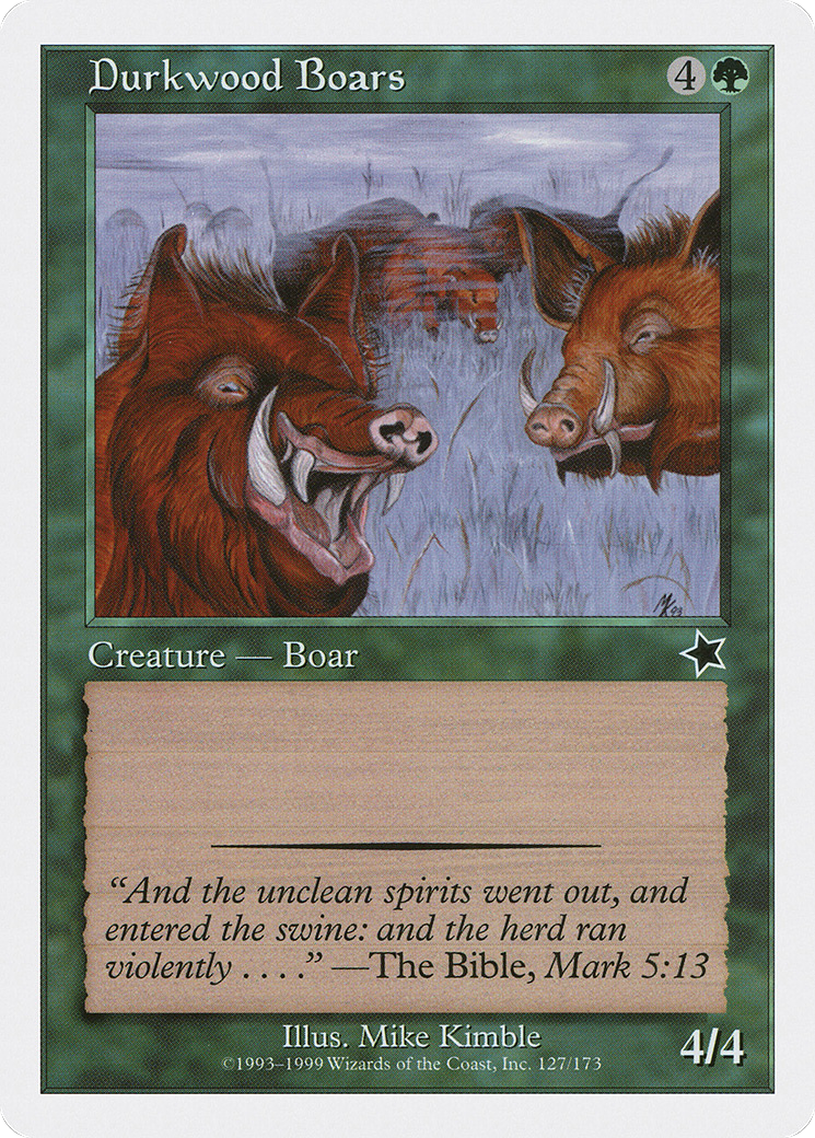 Durkwood Boars [Starter 1999] - The Mythic Store | 24h Order Processing