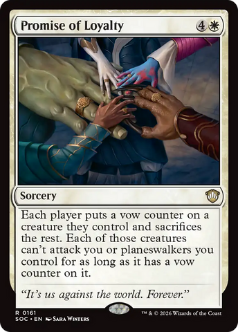 Promise of Loyalty [Secrets of Strixhaven Commander] - The Mythic Store | 24h Order Processing